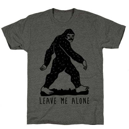 Leave Me Alone Bigfoot Unisex Triblend Tee