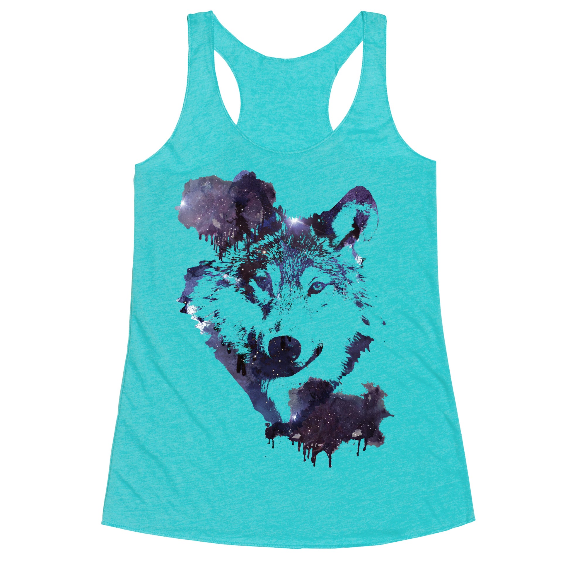 Space Wolf Racerback Tank