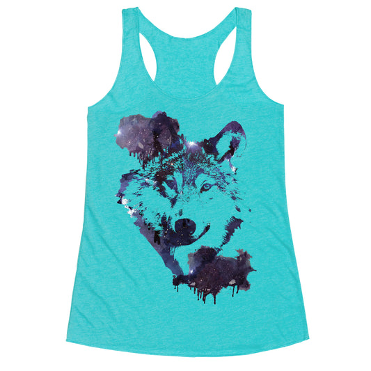Space Wolf Racerback Tank