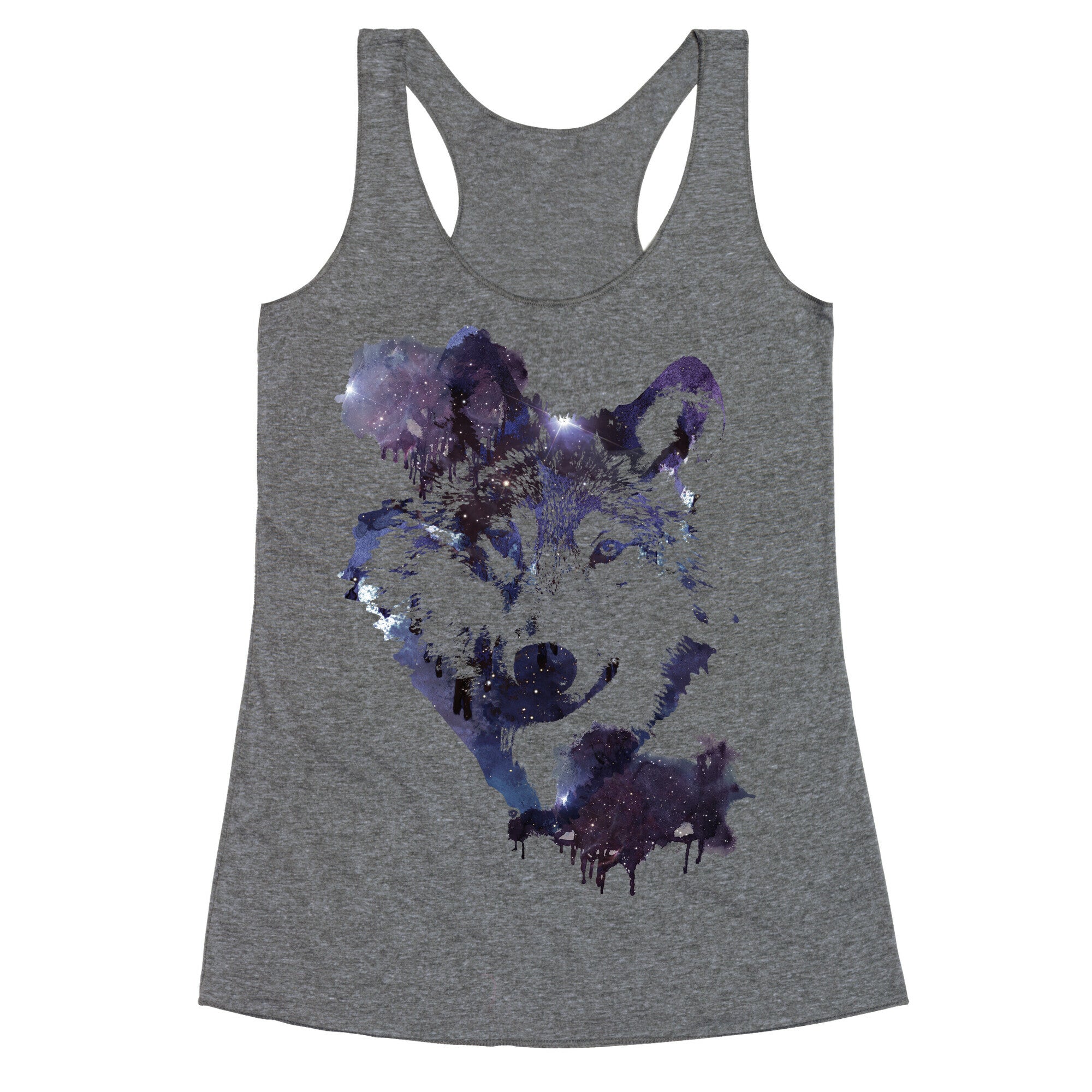 Space Wolf Racerback Tank