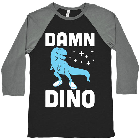 Damn Dino Baseball Tee