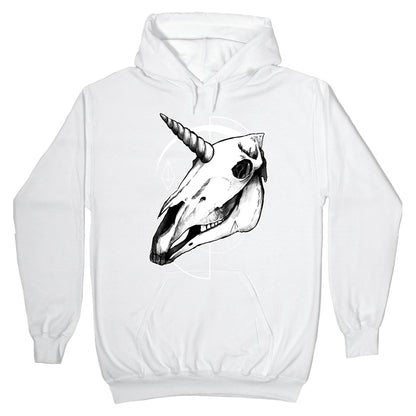 Geometric Occult Unicorn Skull Hoodie