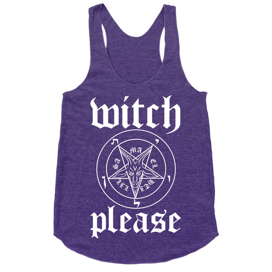 Witch Please Racerback Tank