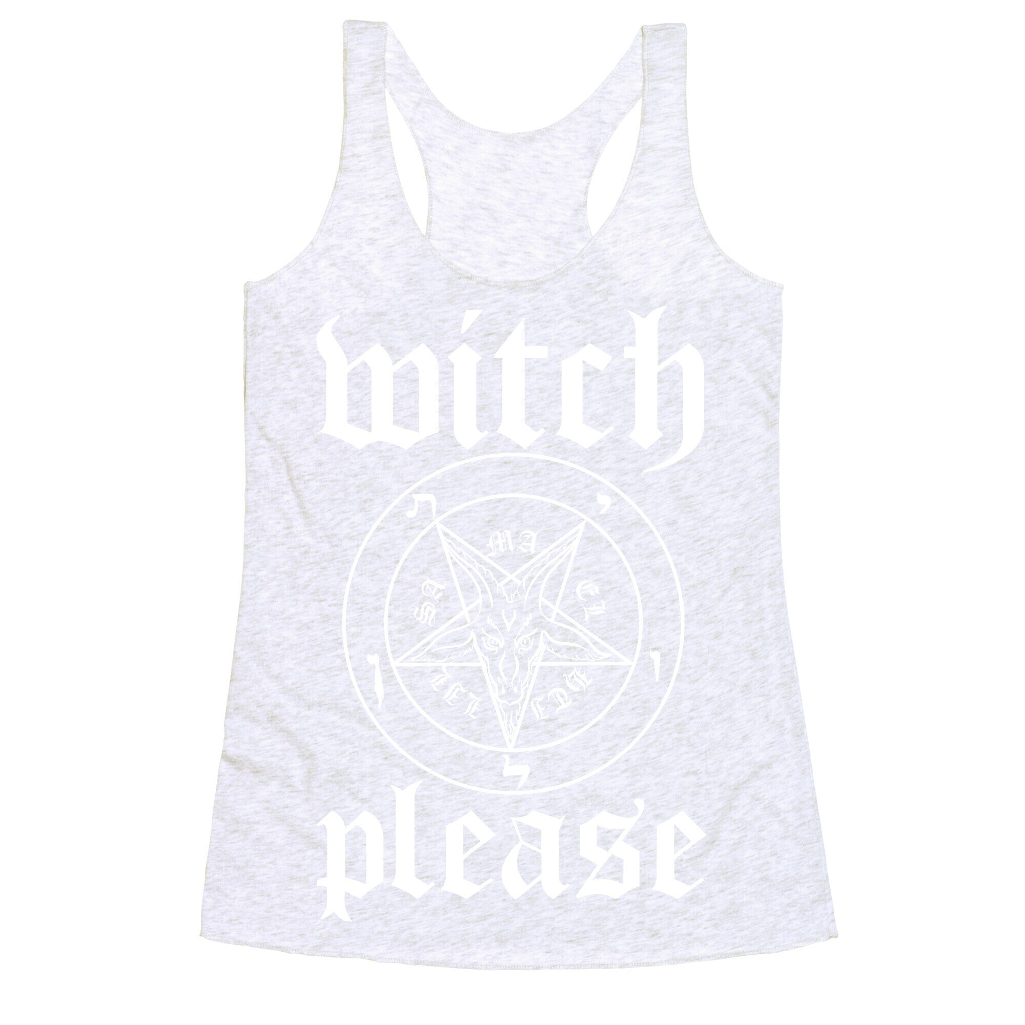 Witch Please Racerback Tank