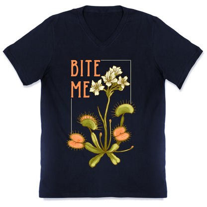 Bite Me Venus Flytrap V-Neck