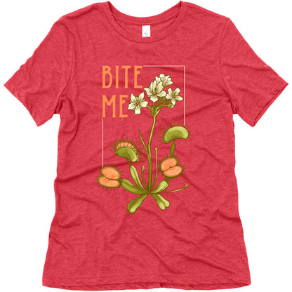 Bite Me Venus Flytrap Women's Triblend Tee