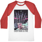 Ten Of Swords (Everything Is Fine) Baseball Tee
