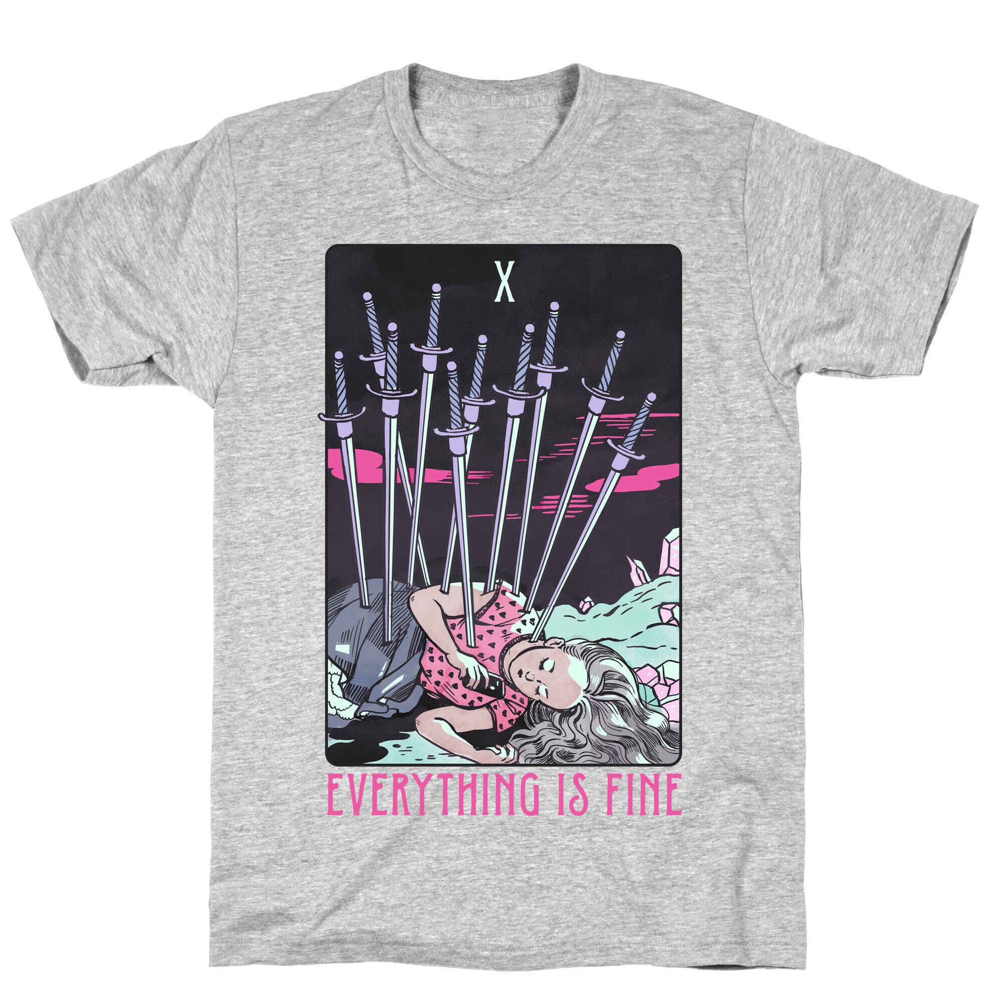 Ten Of Swords (Everything Is Fine) T-Shirt