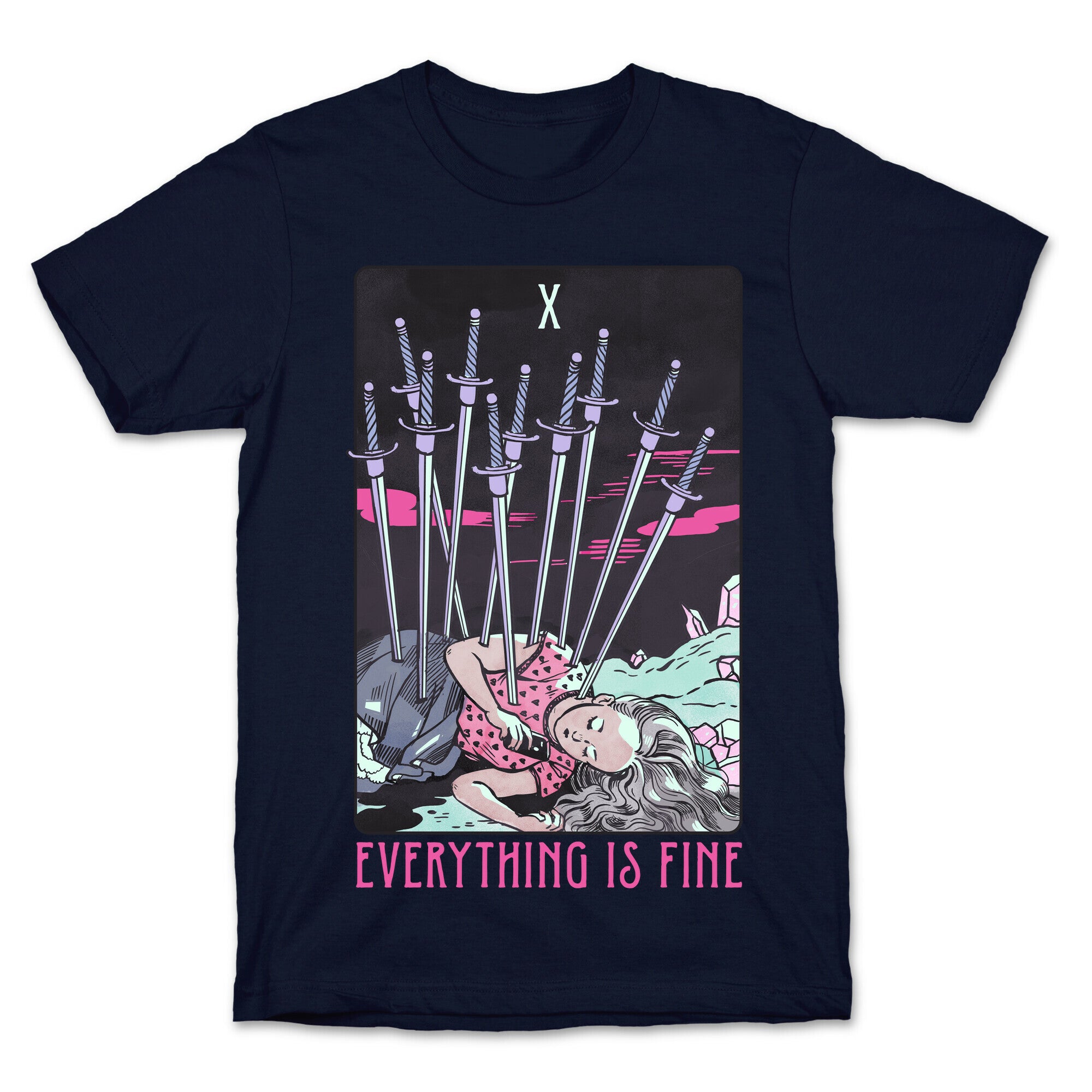 Ten Of Swords (Everything Is Fine) T-Shirt
