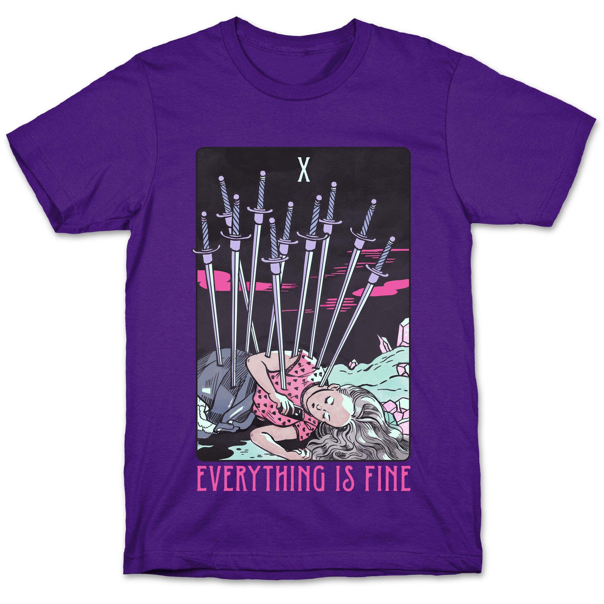 Ten Of Swords (Everything Is Fine) T-Shirt