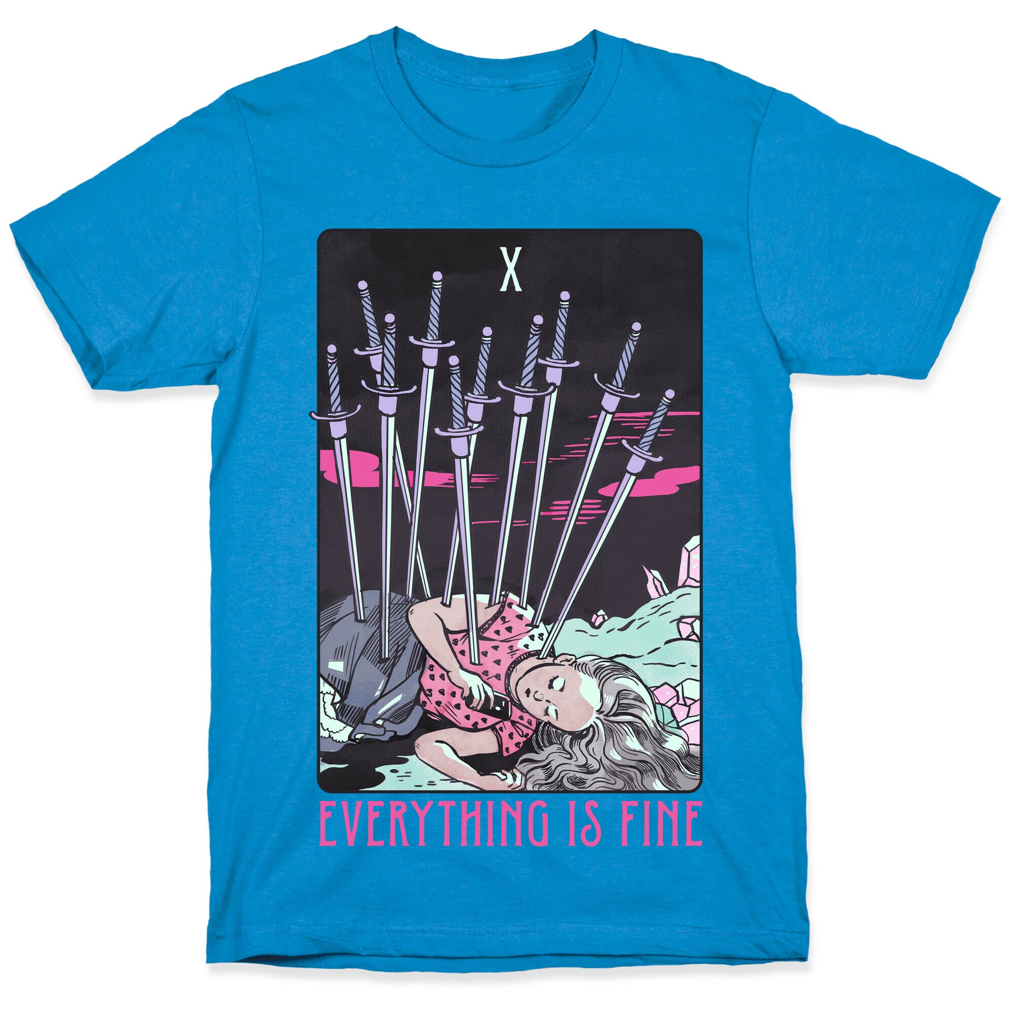 Ten Of Swords (Everything Is Fine) T-Shirt