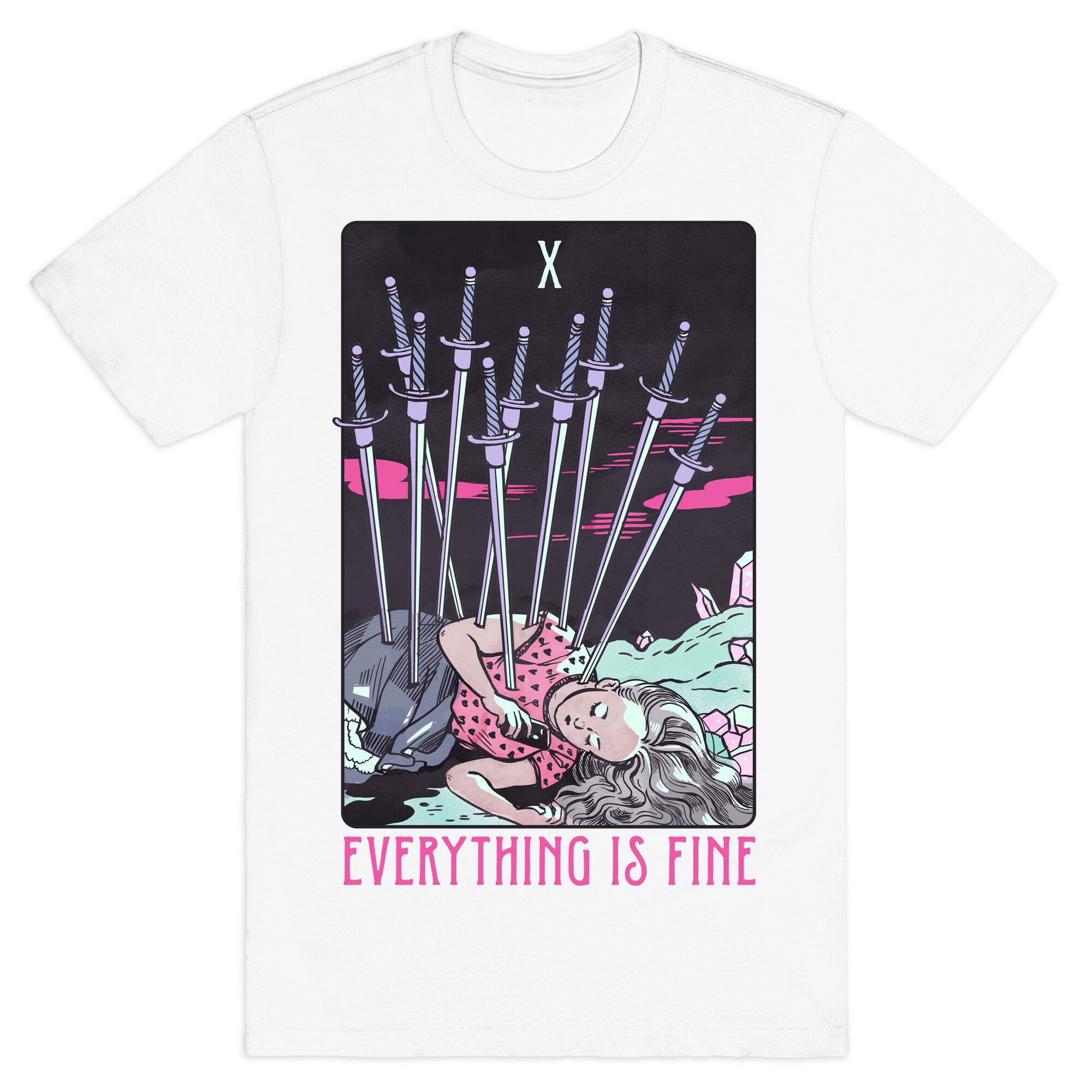 Ten Of Swords (Everything Is Fine) T-Shirt