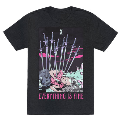 Ten Of Swords (Everything Is Fine) Unisex Triblend Tee