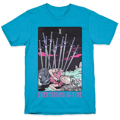 Ten Of Swords (Everything Is Fine) Unisex Triblend Tee