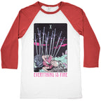 Ten Of Swords (Everything Is Fine) Baseball Tee