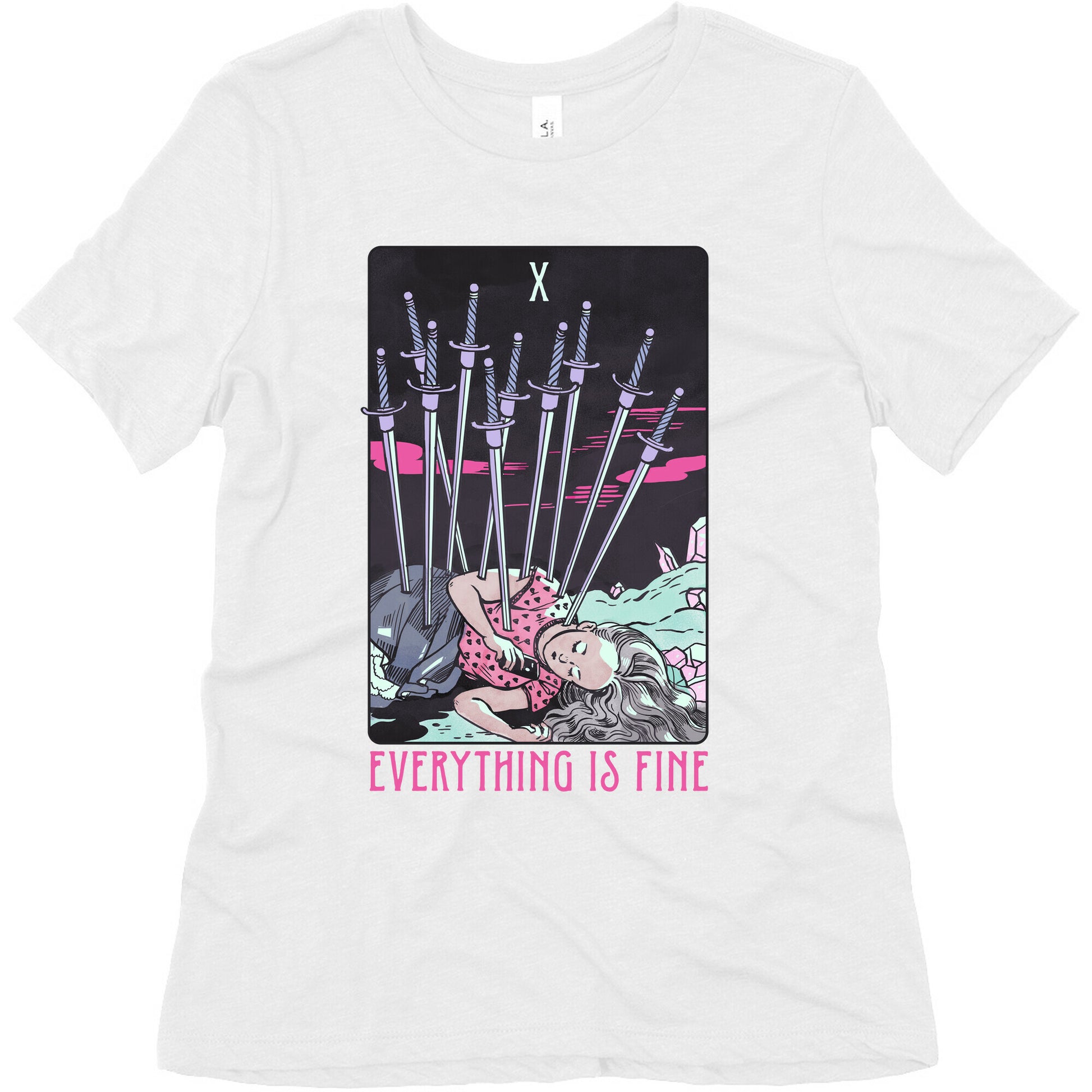 Ten Of Swords (Everything Is Fine) Women's Triblend Tee
