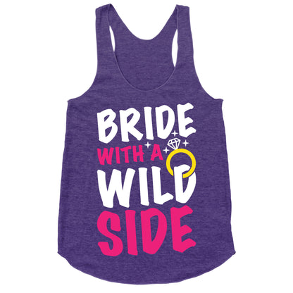 Bride With A Wild Side Racerback Tank