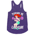 Today Is Leg Day Racerback Tank