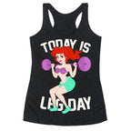 Today Is Leg Day Racerback Tank