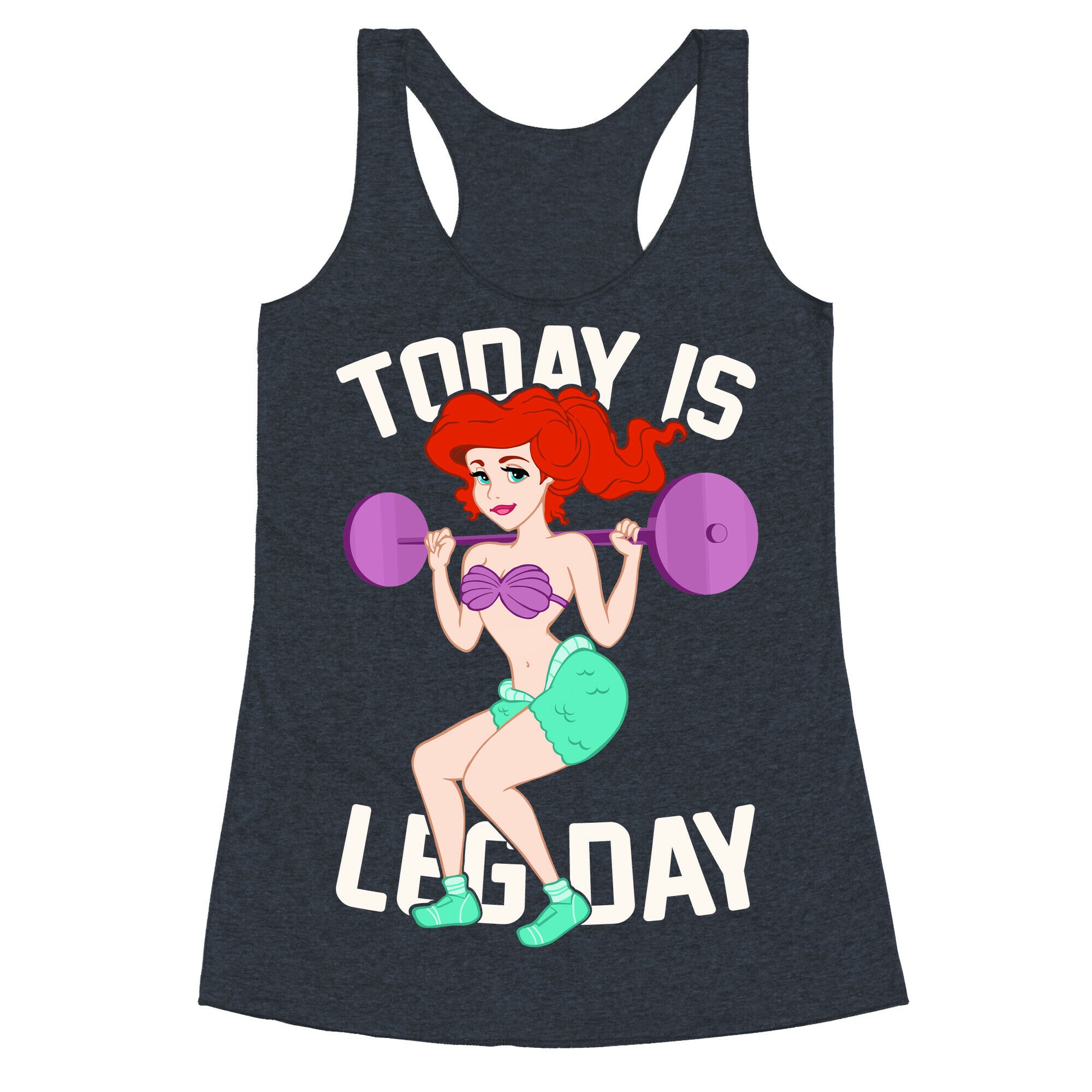 Today Is Leg Day Racerback Tank