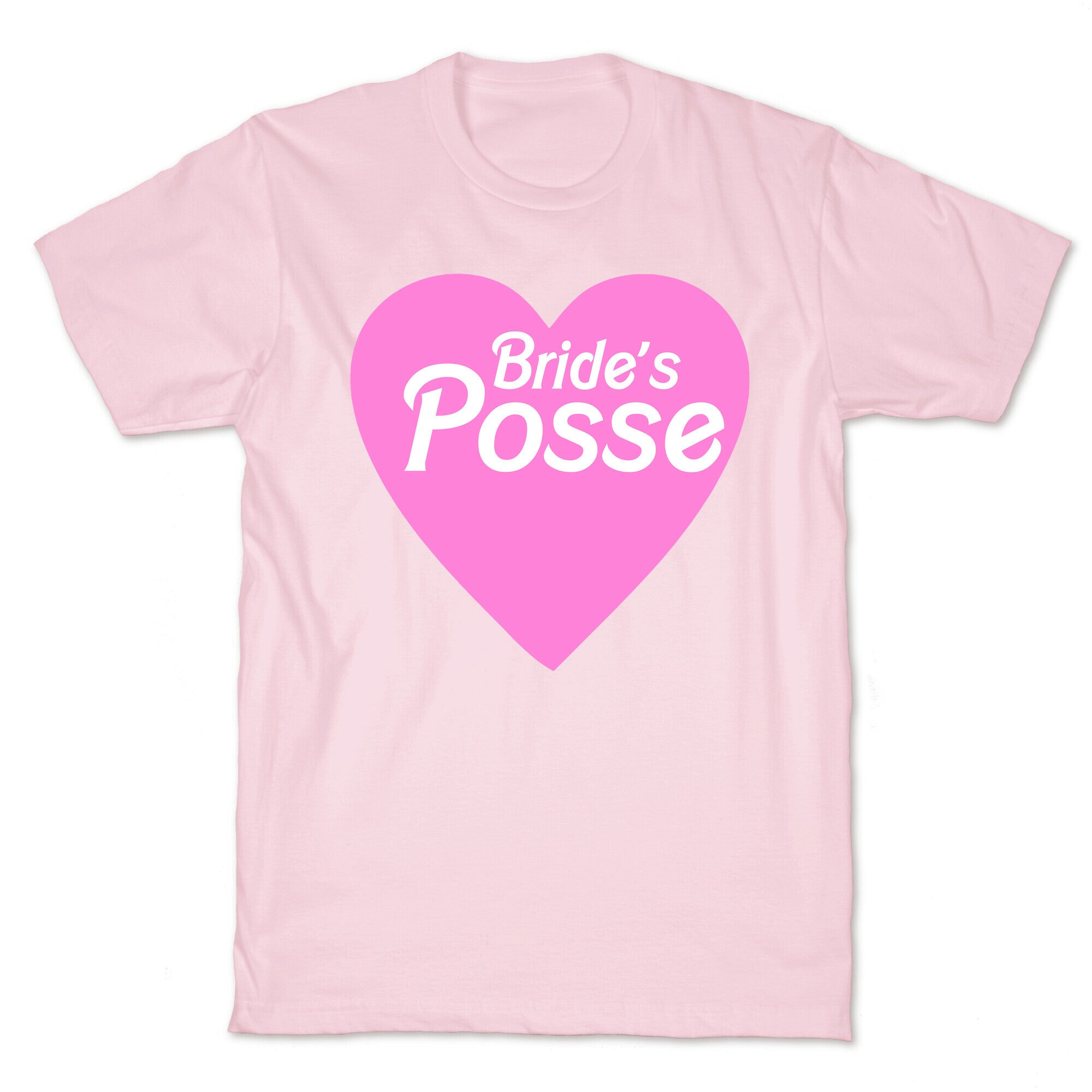 Bride's Posse Heart T-Shirt