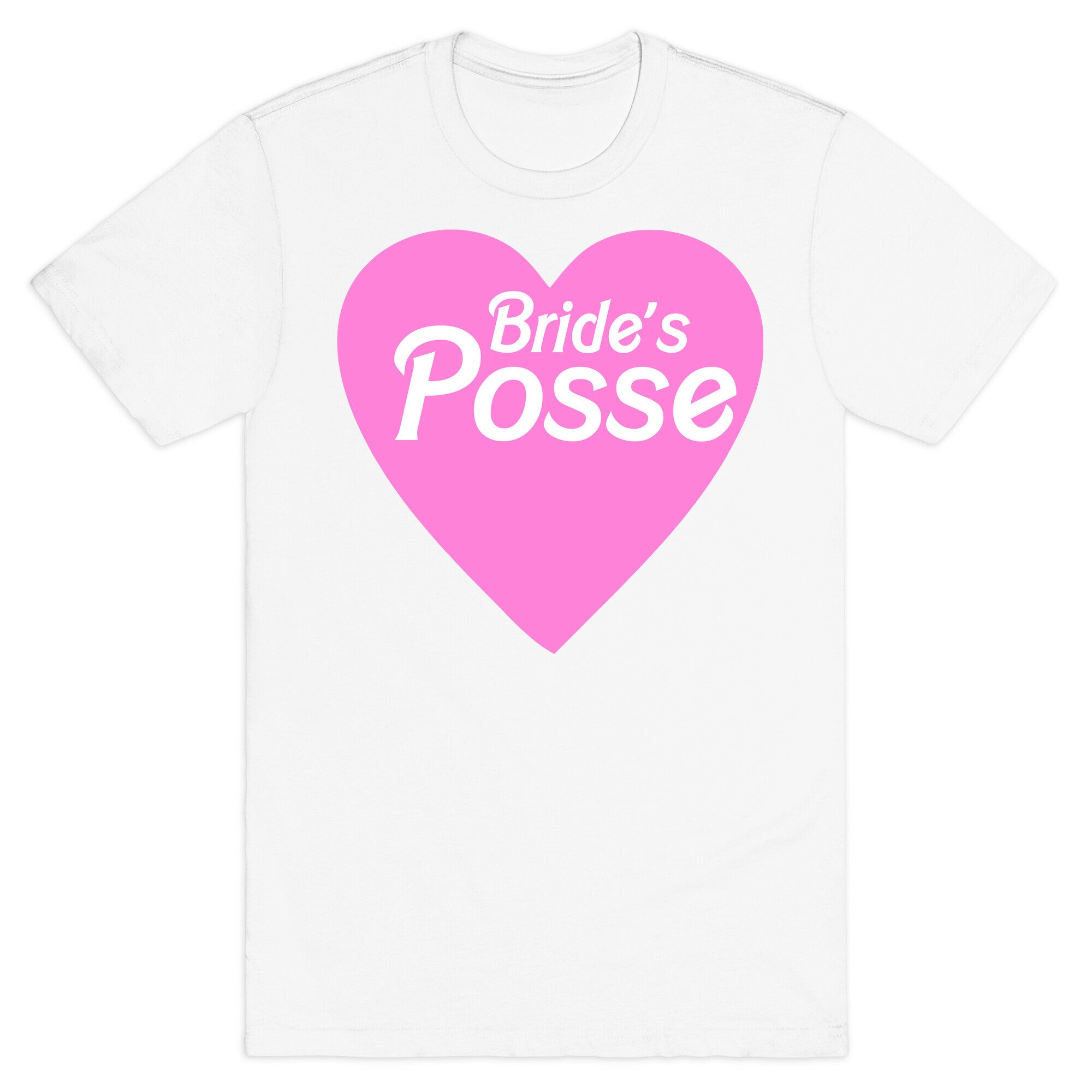 Bride's Posse Heart T-Shirt
