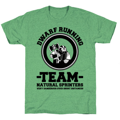Dwarf Running Team Unisex Triblend Tee