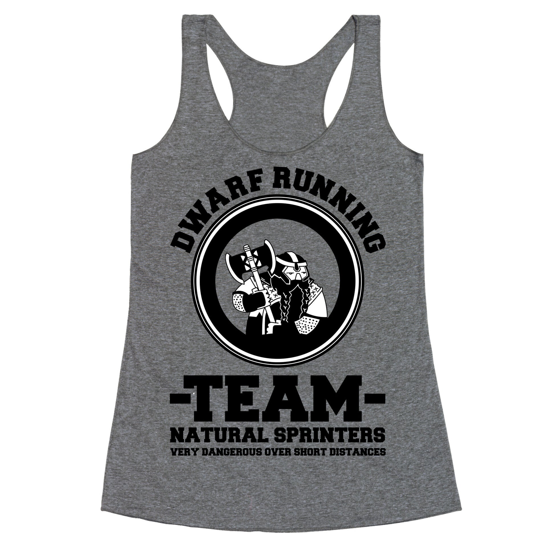 Dwarf Running Team Racerback Tank