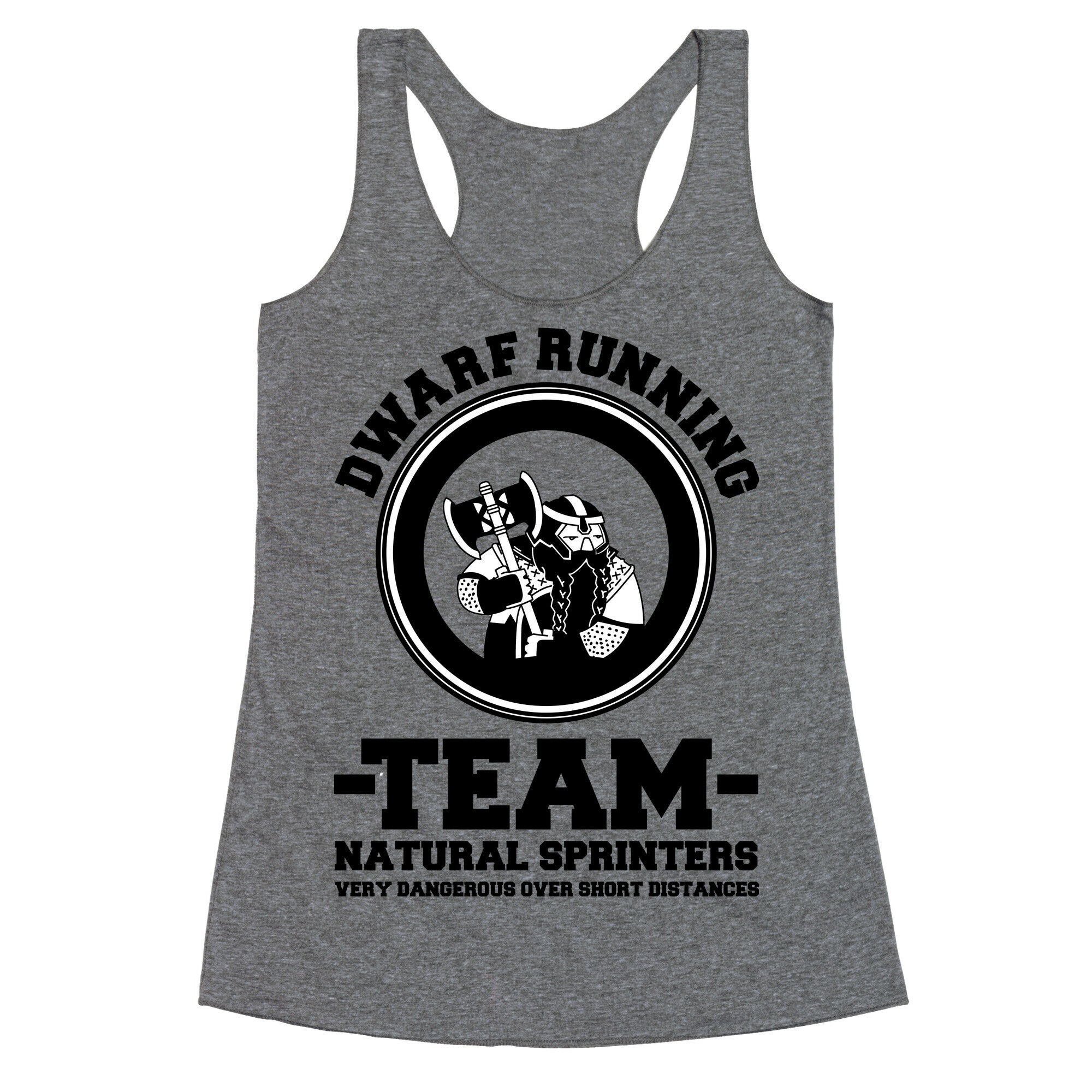 Dwarf Running Team Racerback Tank