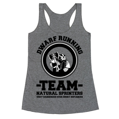 Dwarf Running Team Racerback Tank