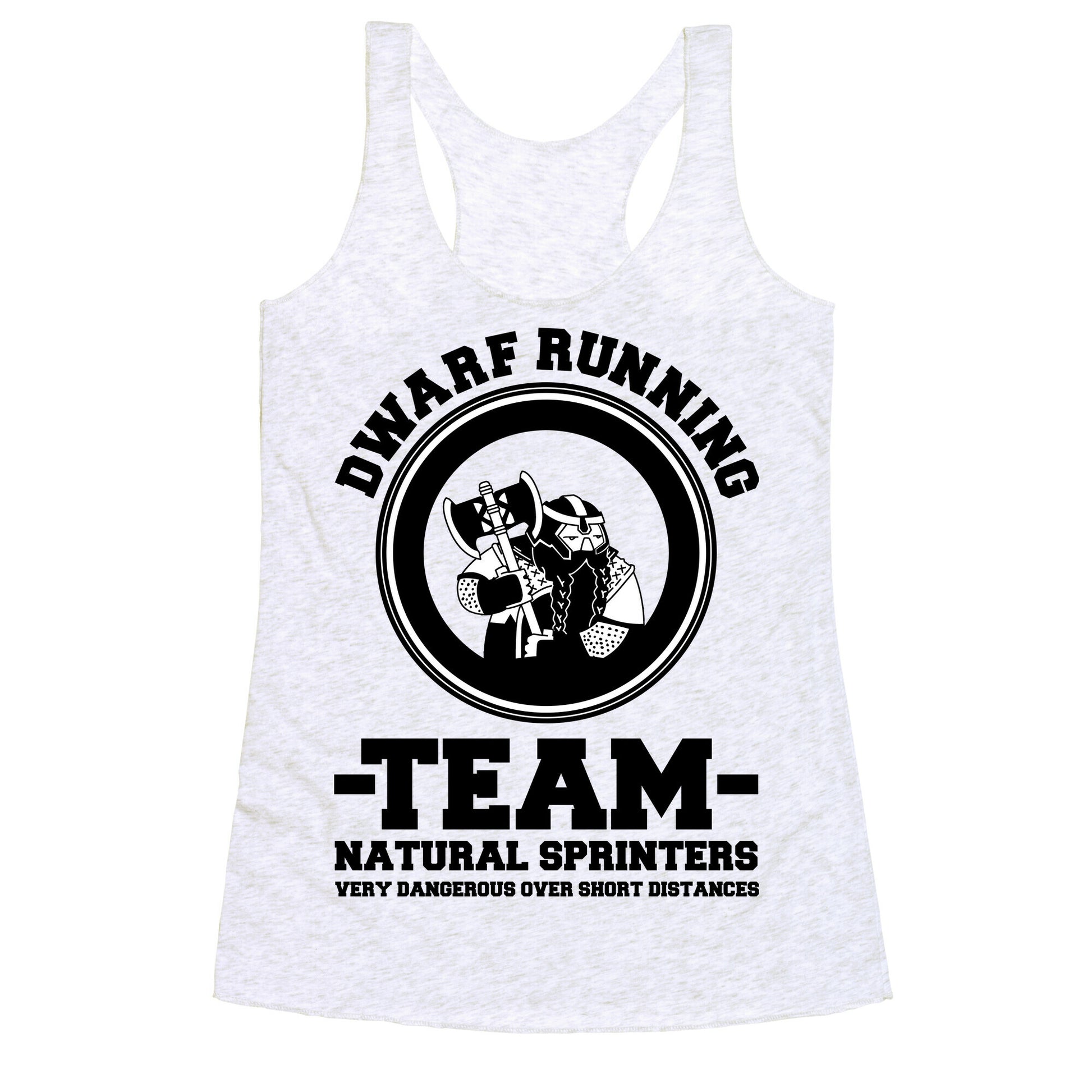 Dwarf Running Team Racerback Tank