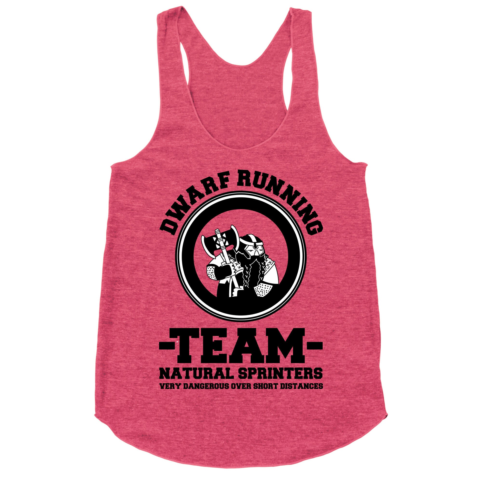 Dwarf Running Team Racerback Tank