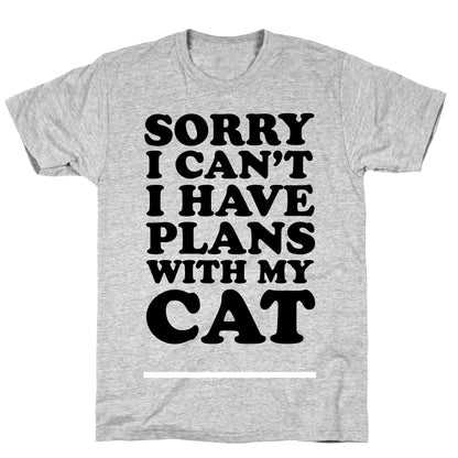 Cat Plans T-Shirt