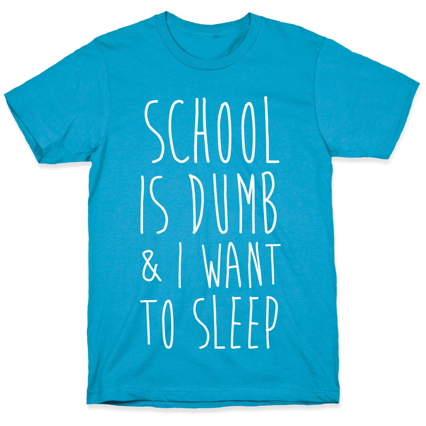 School is Dumb Unisex Triblend Tee