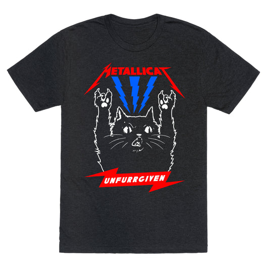 Metallicat Unfurrgiven Darkness Edition Unisex Triblend Tee