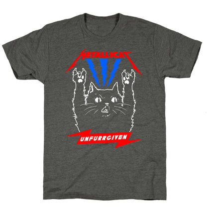 Metallicat Unfurrgiven Darkness Edition Unisex Triblend Tee