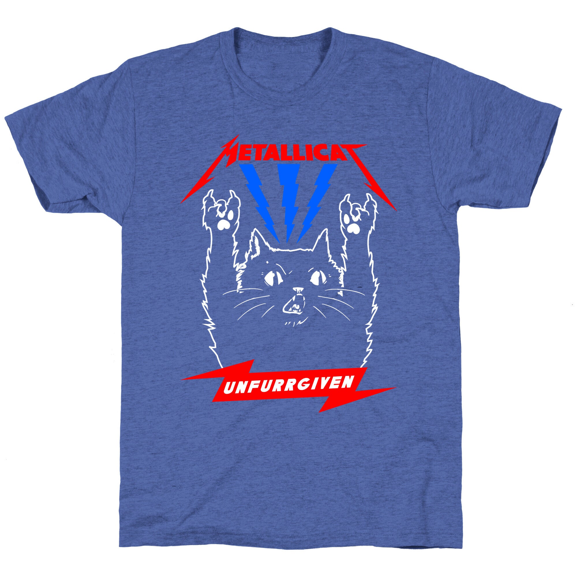 Metallicat Unfurrgiven Darkness Edition Unisex Triblend Tee