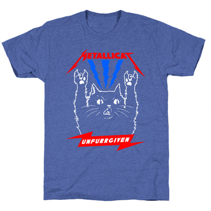 Metallicat Unfurrgiven Darkness Edition Unisex Triblend Tee