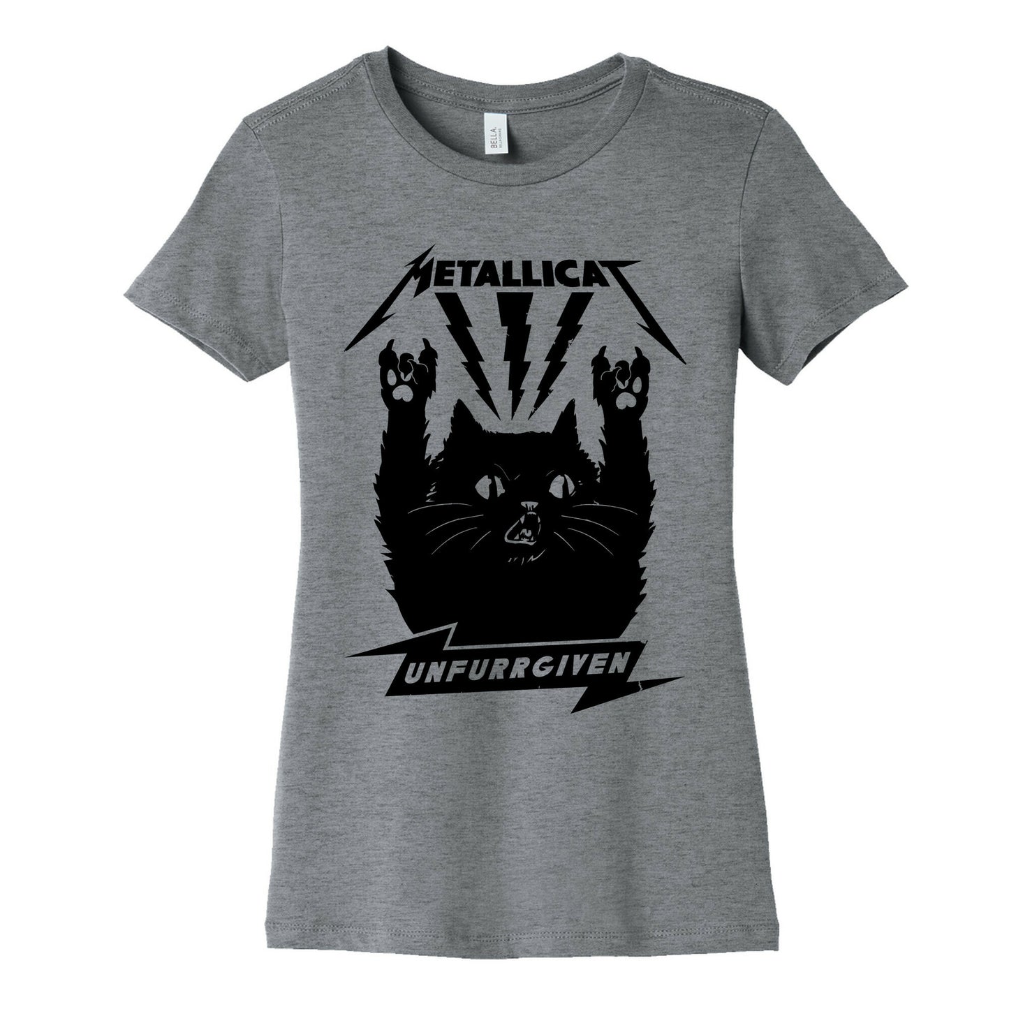 Metallicat Unfurrgiven Black Edition Women's Cotton Tee