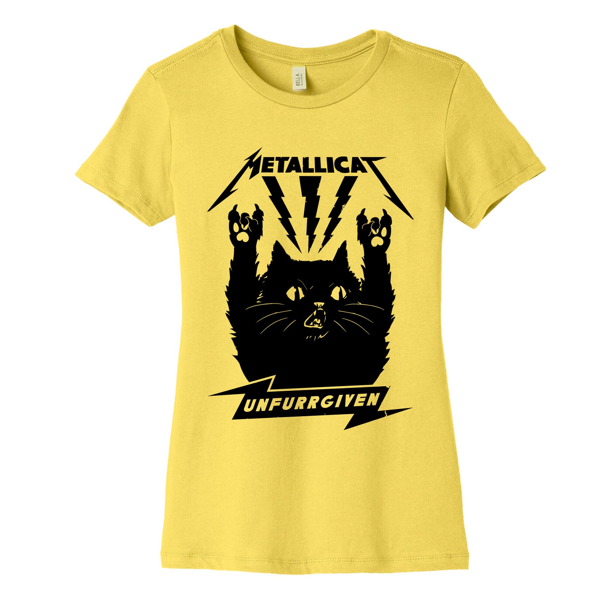Metallicat Unfurrgiven Black Edition Women's Cotton Tee