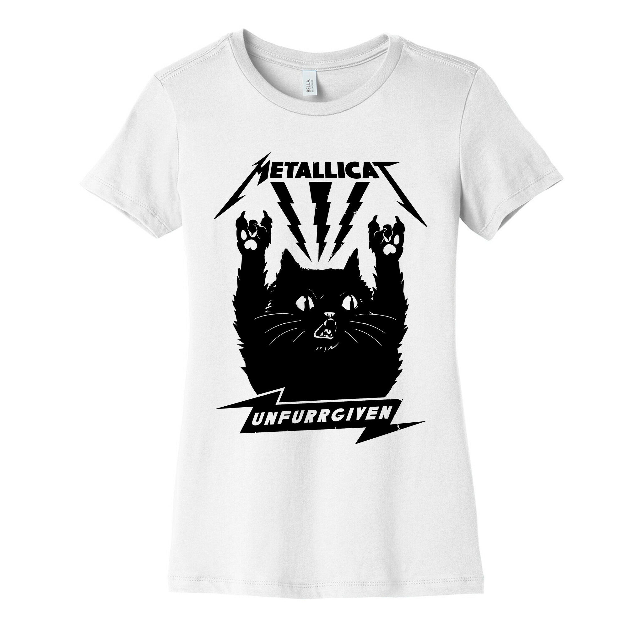 Metallicat Unfurrgiven Black Edition Women's Cotton Tee