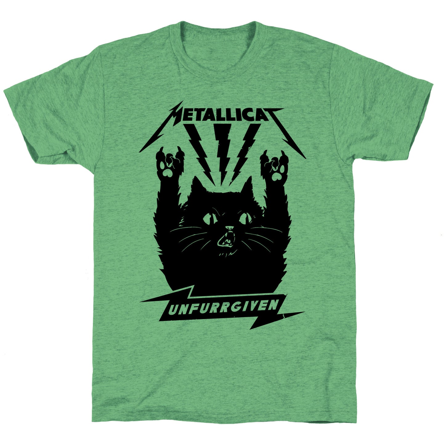 Metallicat Unfurrgiven Black Edition Unisex Triblend Tee