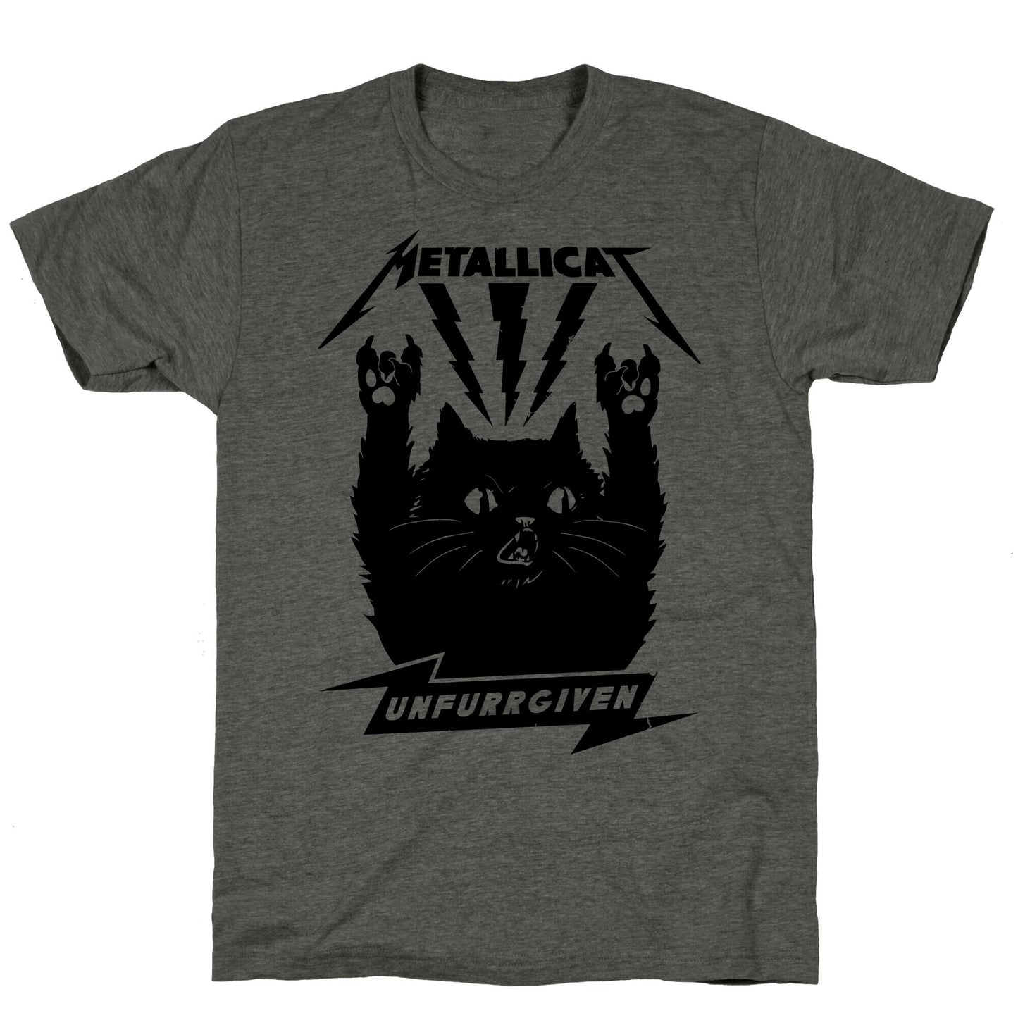 Metallicat Unfurrgiven Black Edition Unisex Triblend Tee