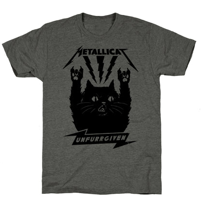 Metallicat Unfurrgiven Black Edition Unisex Triblend Tee