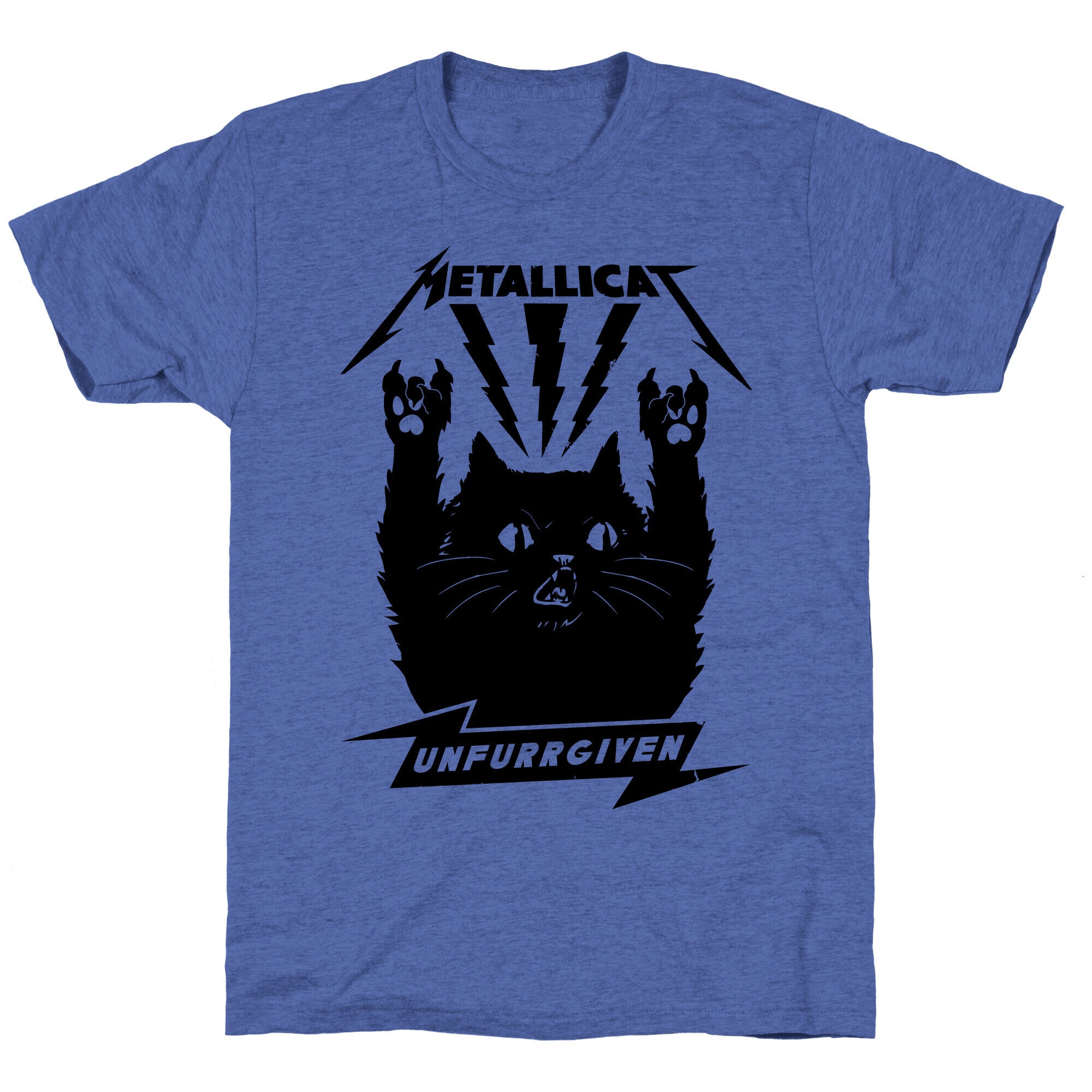 Metallicat Unfurrgiven Black Edition Unisex Triblend Tee