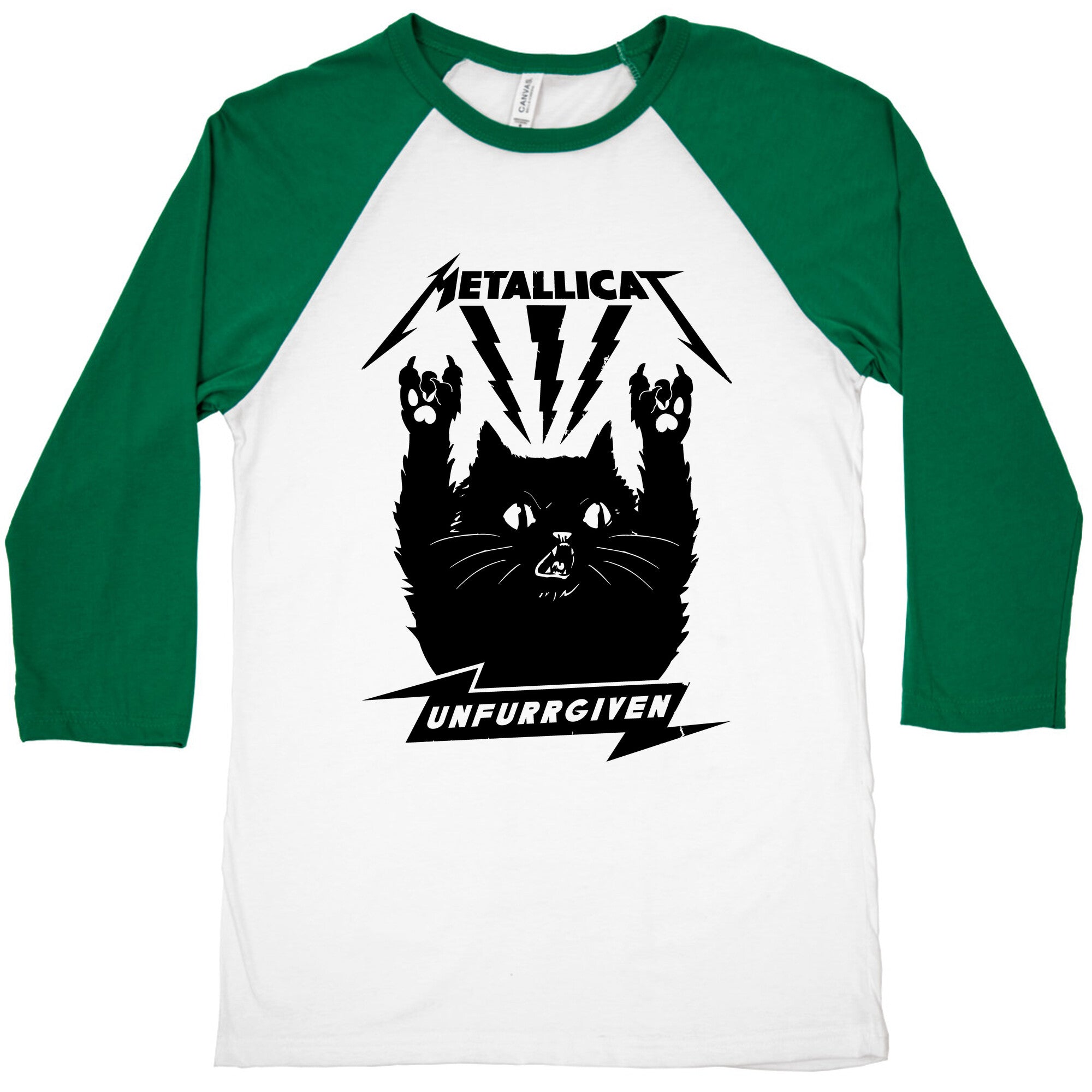 Metallicat Unfurrgiven Black Edition Baseball Tee
