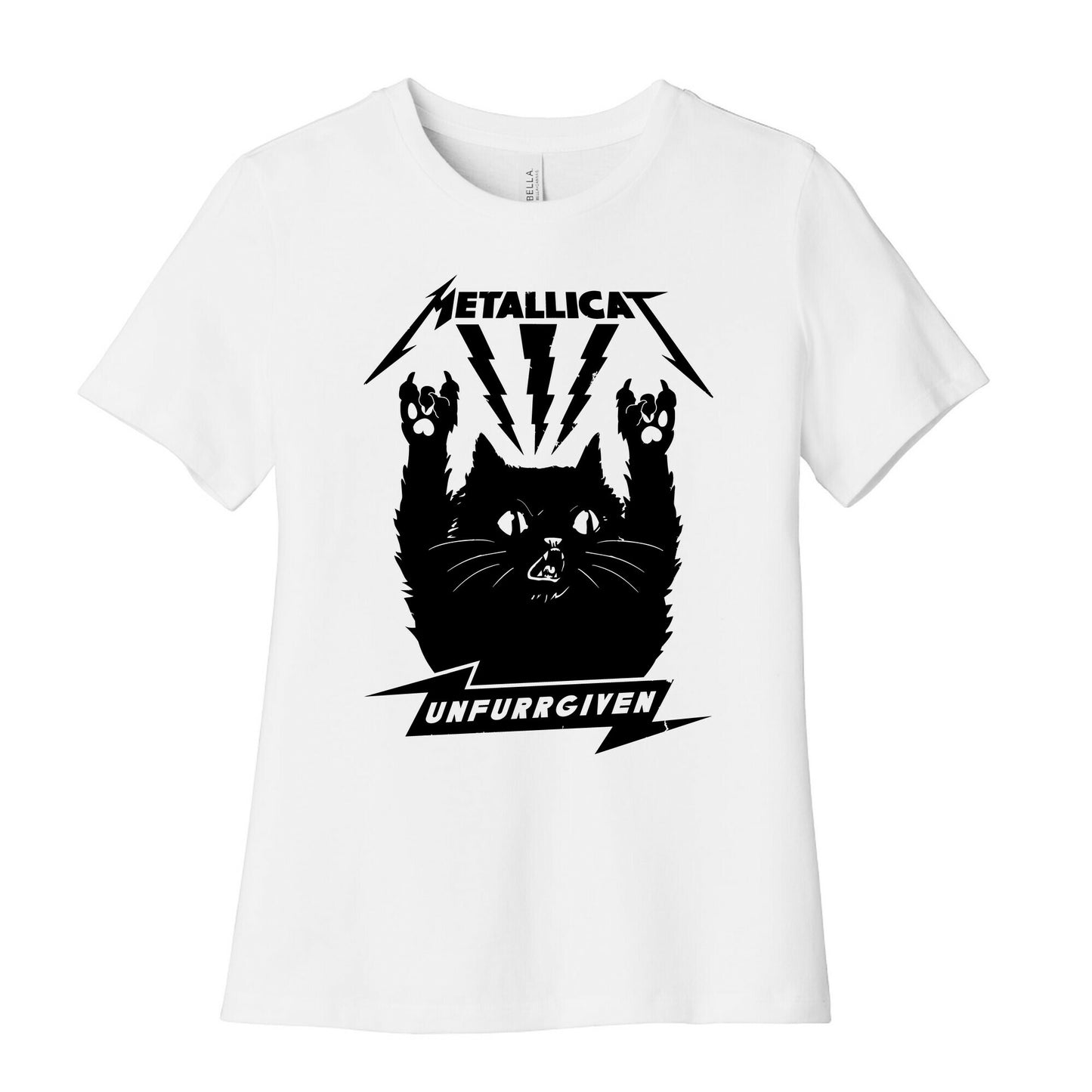 Metallicat Unfurrgiven Black Edition Women's Cotton Tee