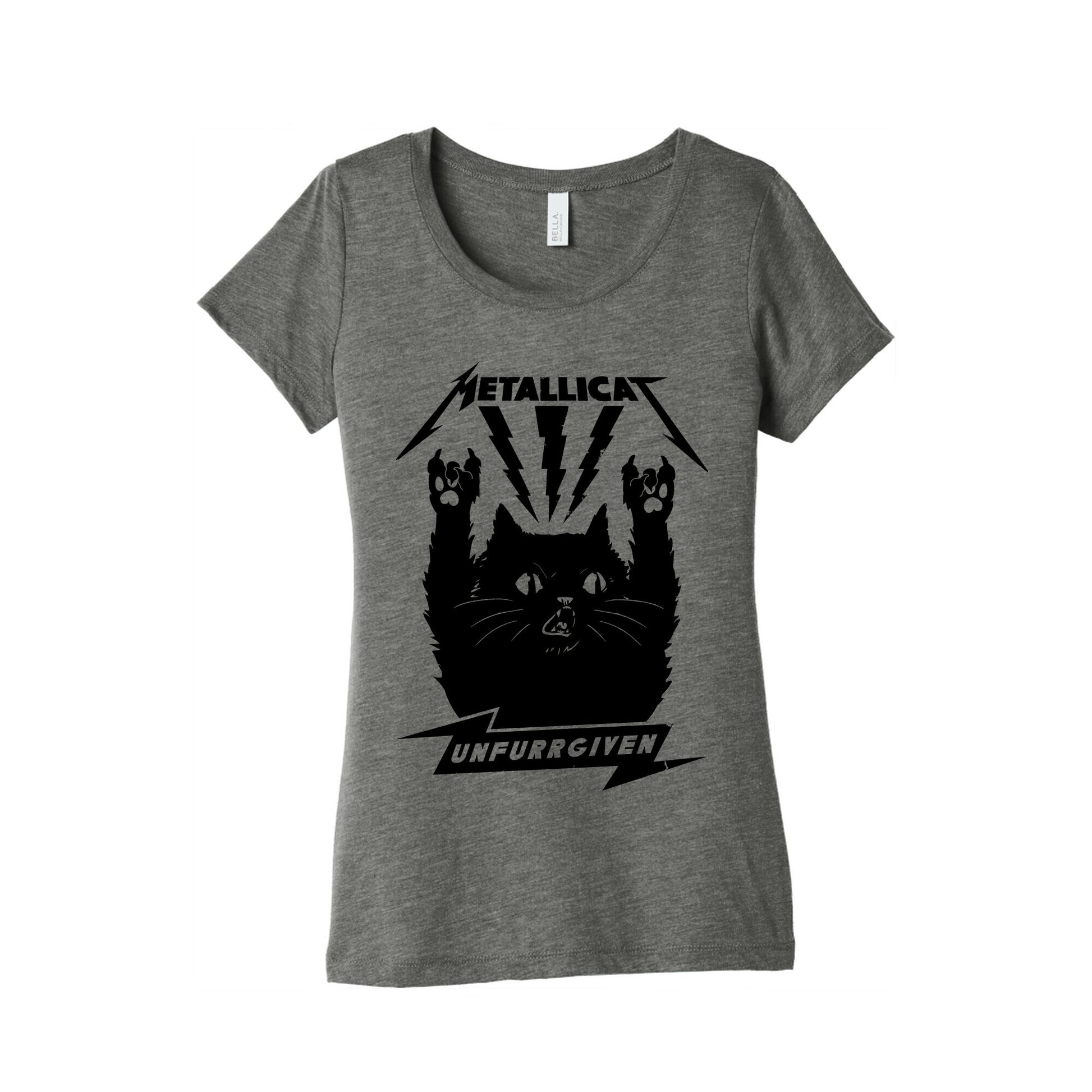 Metallicat Unfurrgiven Black Edition Women's Triblend Tee