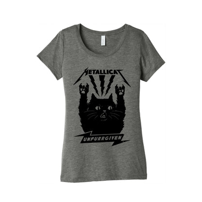 Metallicat Unfurrgiven Black Edition Women's Triblend Tee