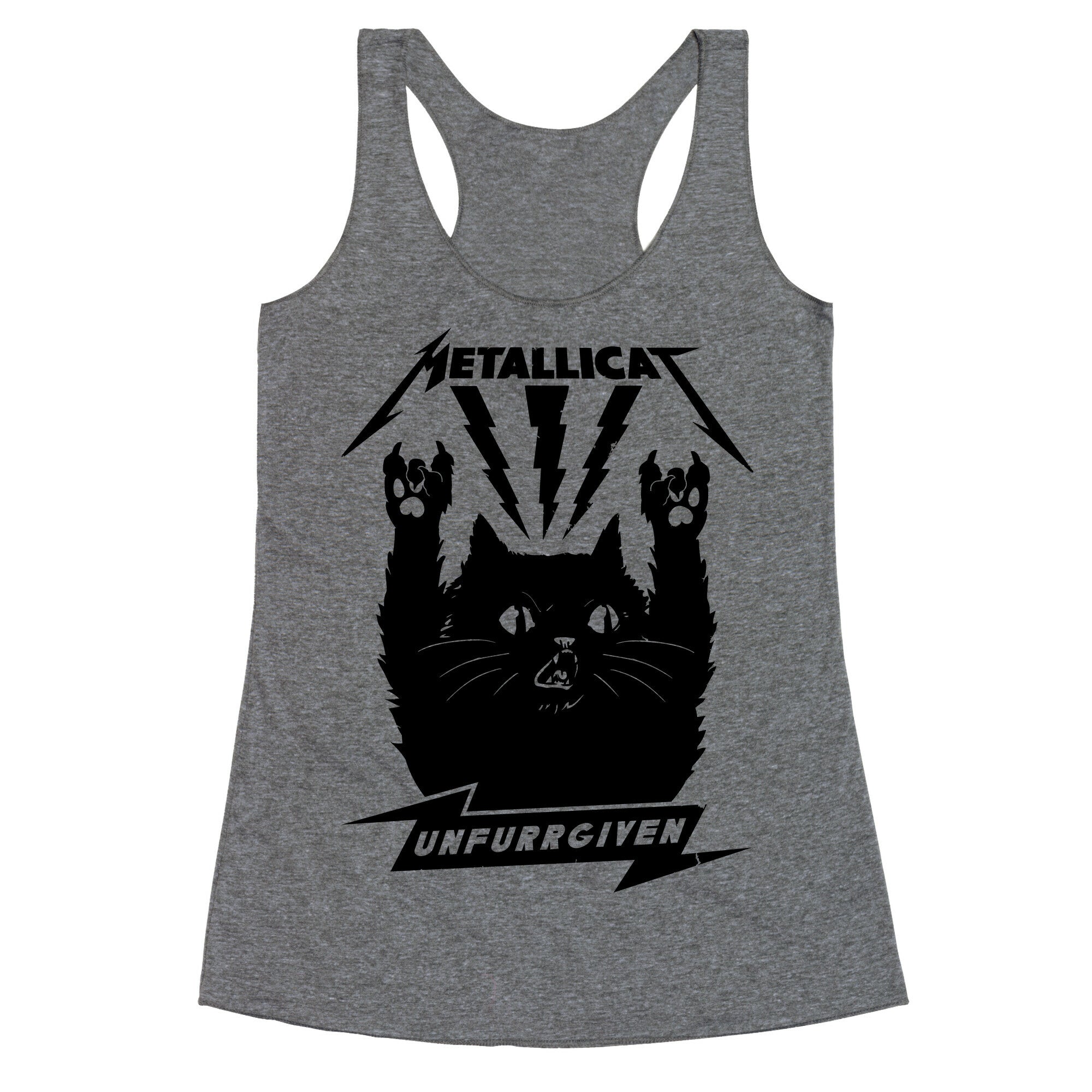 Metallicat Unfurrgiven Black Edition Racerback Tank